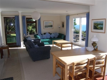 Roseland Holiday Cottage Open Plan Living Room