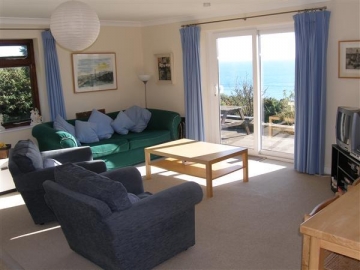 Roseland Holiday Cottage Sitting Area